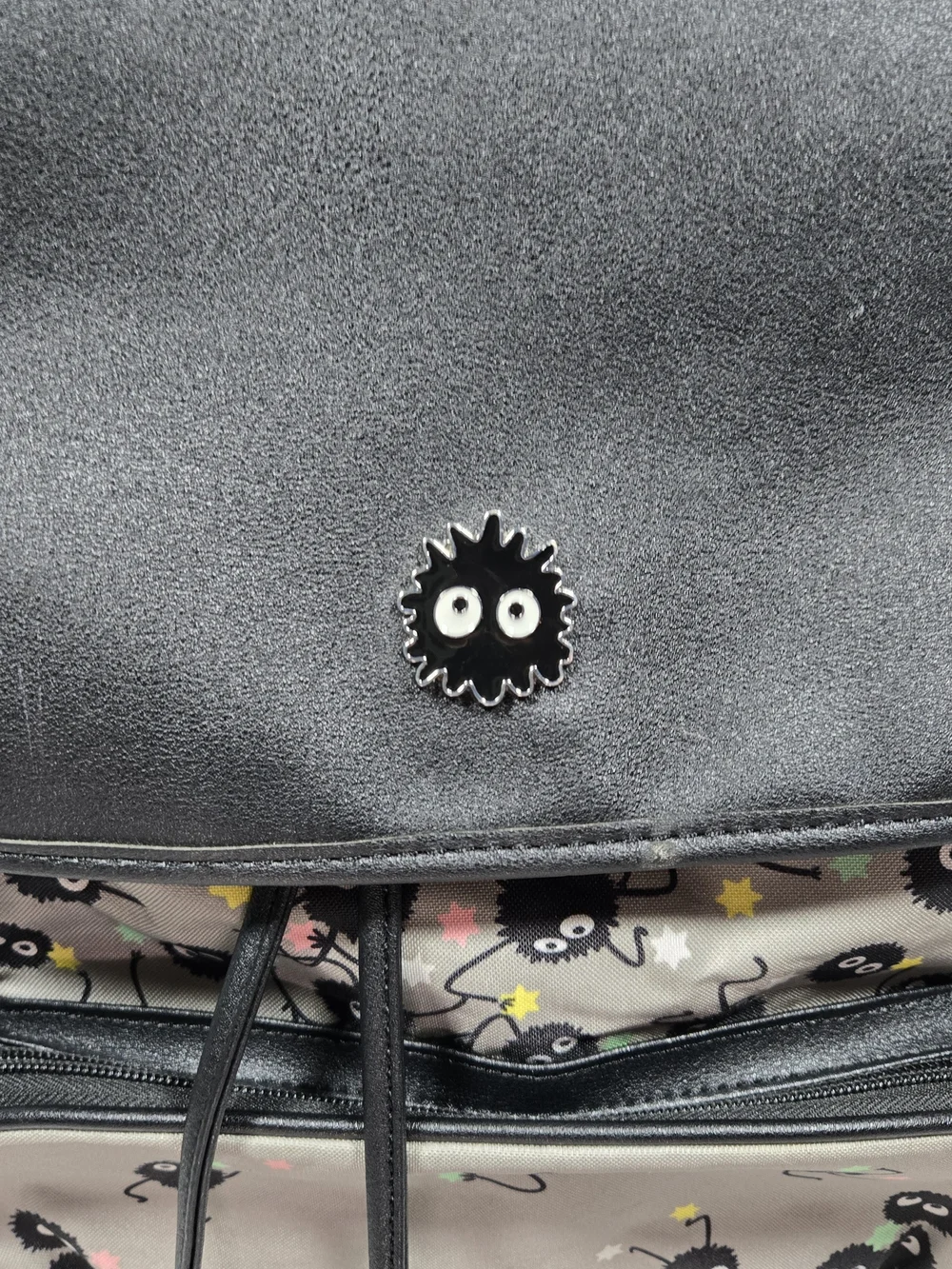 Studio Ghibli Spirited Away Backpack Soot Sprites Slouch Drawstring School Retro